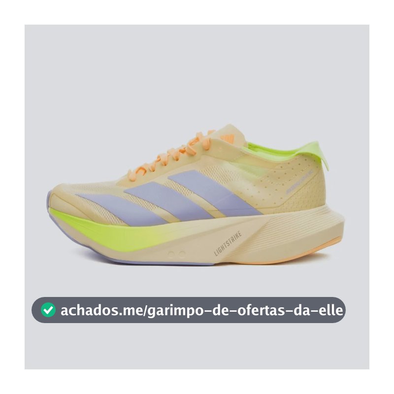 Tênis Feminino Adizero Drive Rc adidas Amarelo Liso 36 Br