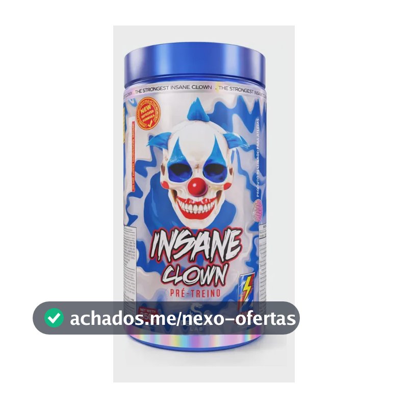 Suplemento em pó Demons Lab Beta alanina Pré Treino Insane Clown 350g Demons sabor MAD BULL x 350g