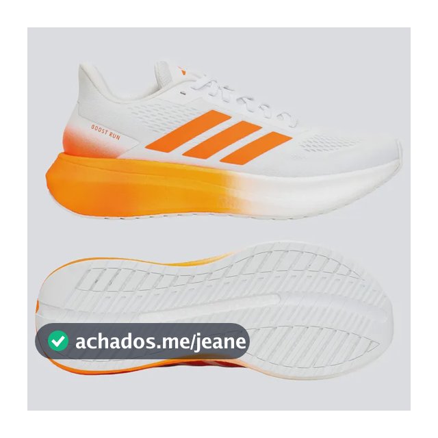Tênis Masculino Boost Run M adidas Branco Liso 40 Br