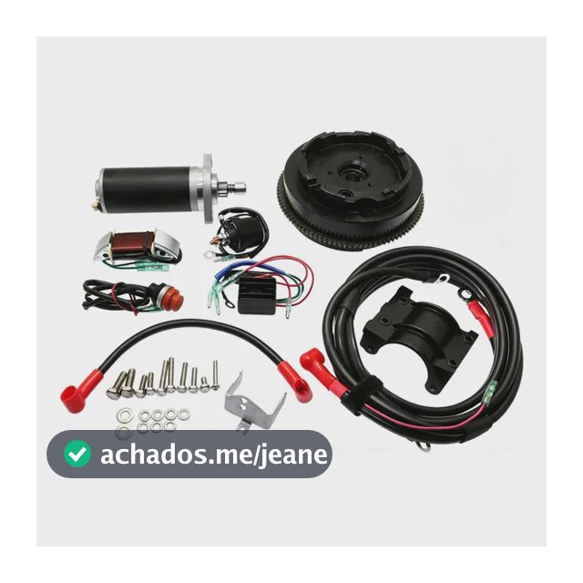 Kit De Partida Elétrica Para Yamaha 15 Hp 2t 63v-85550-00