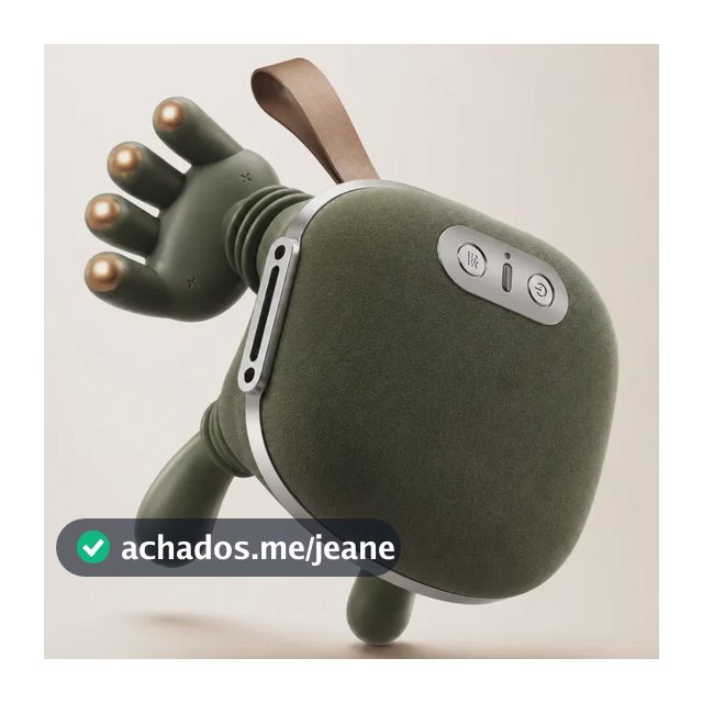 Massageador Elétrico Pescoço Ombros Mãozinha 3d Aquecimento Verde 127/220v