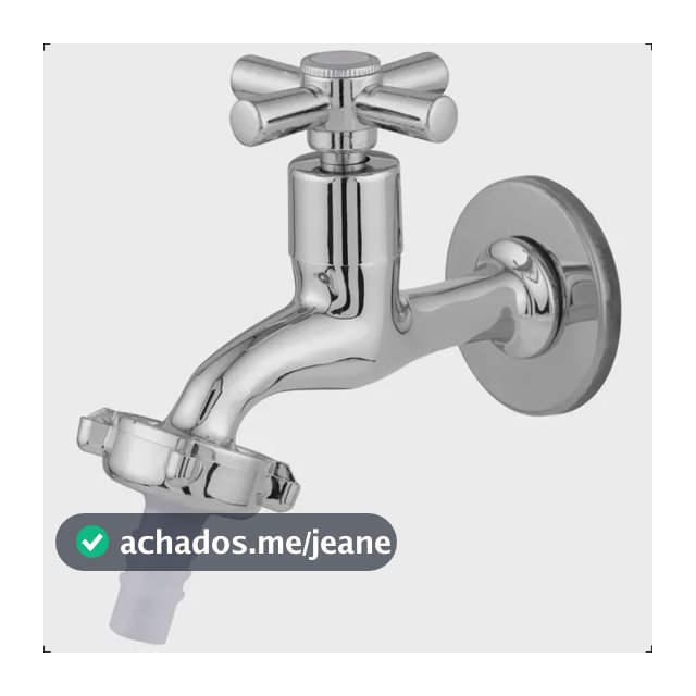 Torneira para Tanque Jardim Lavanderia Maquina de Lavar Área de Serviço 1/2 Metal Cromado Brilhante