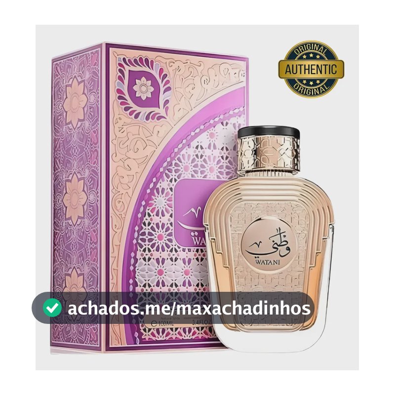 Perfume Araabe Al Wataniah Watani Purple Edp 100ml Feminino