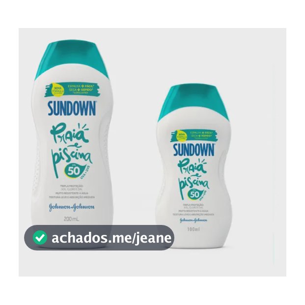Protetor Solar Sundown Promopack FPS50 200ml + 100ml