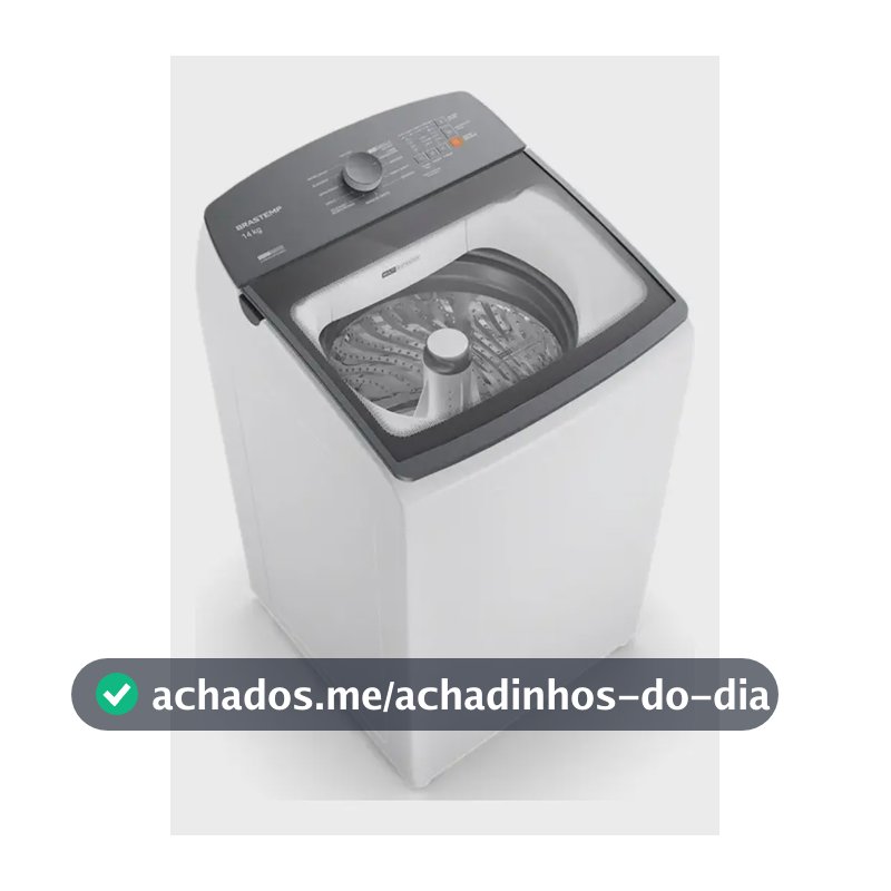 Máquina De Lavar Smart Sensor 14kg Automática Brastemp 220v Branco