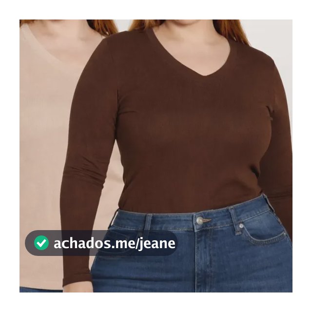 Kit 2 Blusinha Plus Size Manga Longa Frio Estilosa Oferta