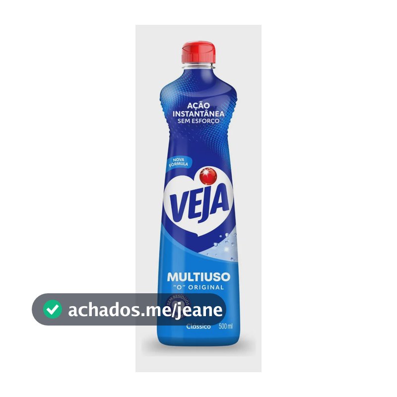 Limpador Veja Multiuso Gold 500ml Original Squeeze Limpeza