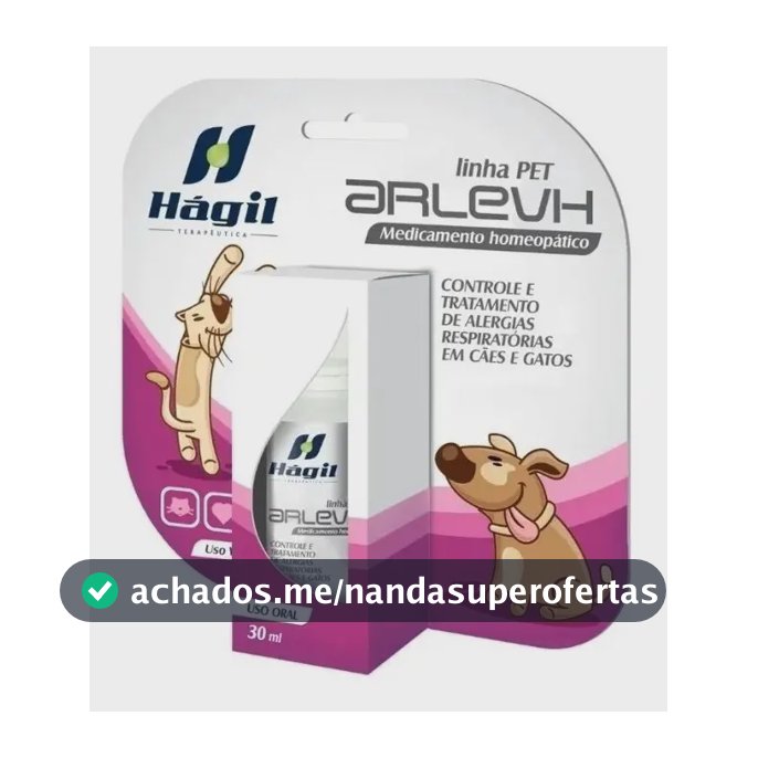 Arlevh 30ml Controle E Tratamento De Alergias Respiratórias Cão/Gato