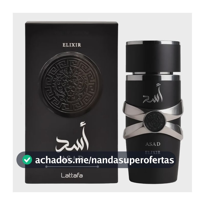 Perfume Árabe - Lattafa Asad Elixir Edp 100ml
