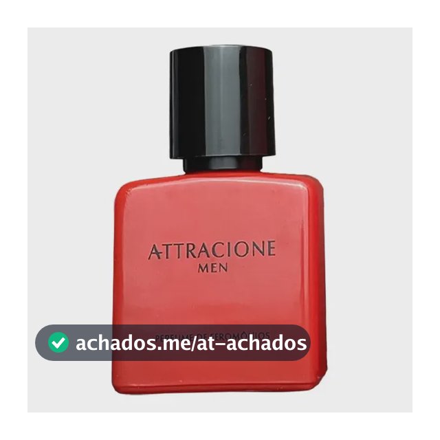 Attracione Men perfume Masculino Com Feromônios Ativados 25 mL