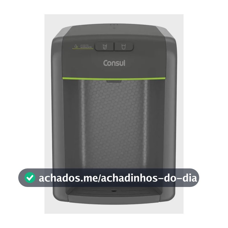 Purificador de Água Consul Cinza CPB34AFVNA