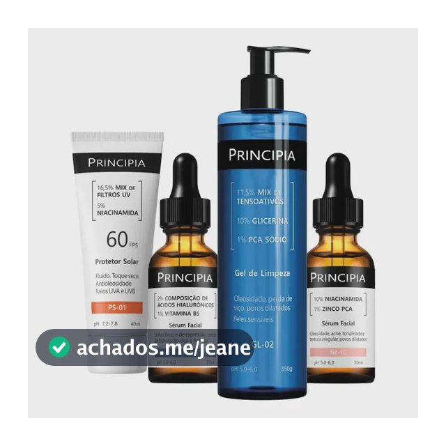 Principia Kit Primeira Rotina Avançada C/ Gl-02 + Nc-10 + Ah-2 + Ps-01