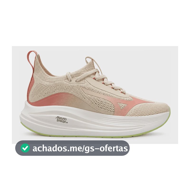 Tênis Mizuno Neo Aura Knit Corrida Original Confortável Algodao/rosa 35,0 Br