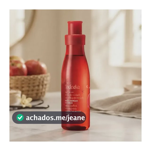 Body Splash Maçã Caramelada E Baunilha 200ml Natura Tododia