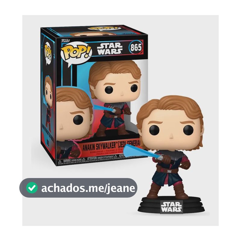 Boneco Funko Pop! Star Wars - General Jedi Anakin
