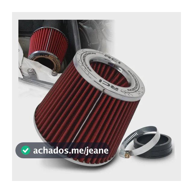 Filtro Esportivo Duplo Fluxo Grande Universal + Potência Rc