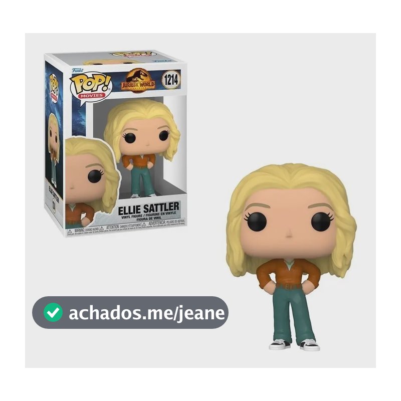 Boneco Funko Pop Jurassic World Dominion Ellie Sattler #1214