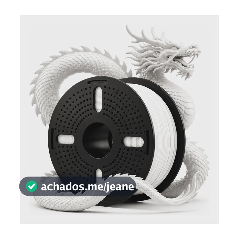 Filamentos Impressora 3d Print Pulse 1 Kg Pet G 1.75mm Core Branco