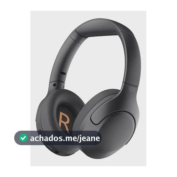 Headset Qcy H3 Lite Anc, Fone de ouvido Bluetooth 5.3, Multiponto, 60h Reprodução, Cor Preto