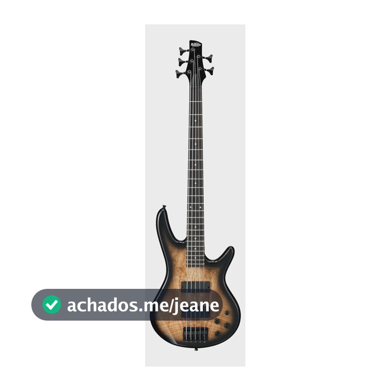 Baixo Ibanez Elétrico 5c Sr Gsr205sm Natural Gray Burst