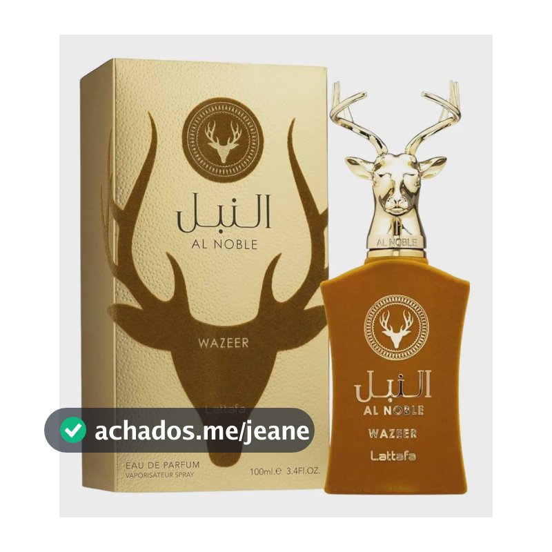 Perfume Al Noble Wazeer Lattafa Masculino Edp 100ml Original