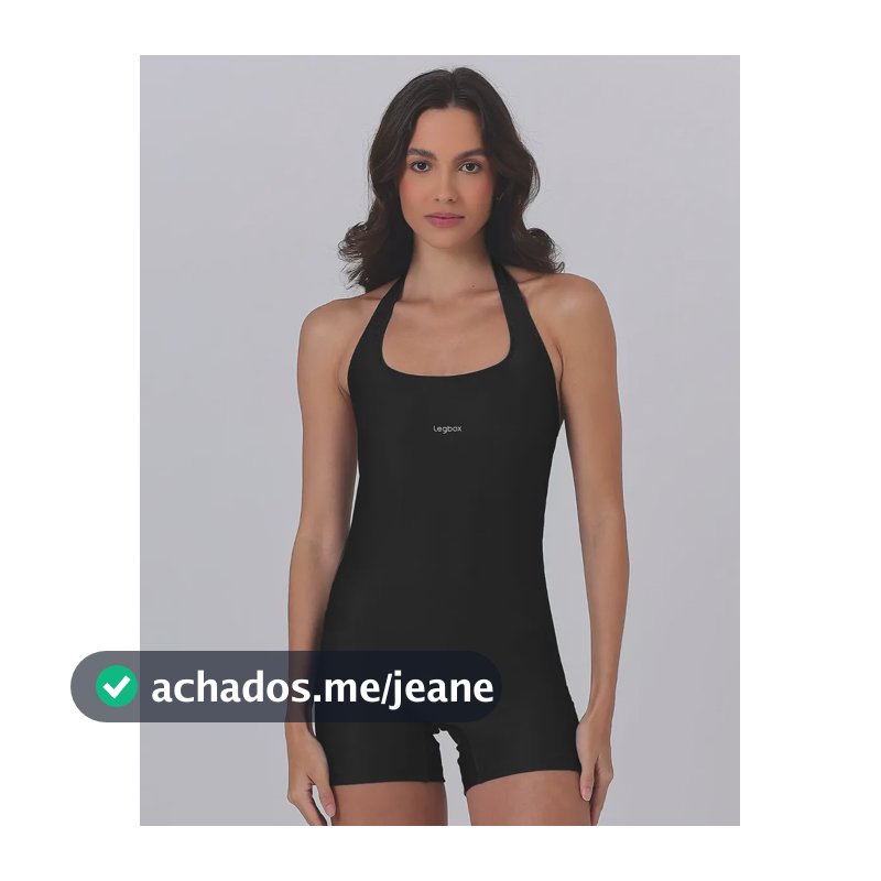 Macaquinho Up Legbox Original Feminino Fitness Academia Preto Liso G