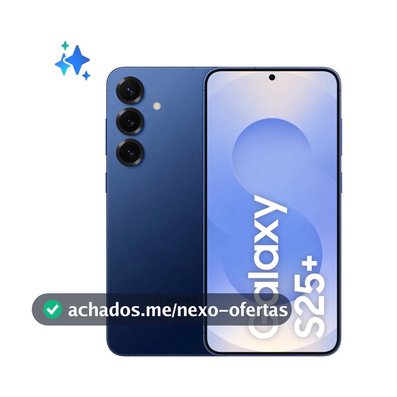 Samsung Galaxy S25+ 5g, 256gb, 12gb, Câmera Tripla - Azul marinho