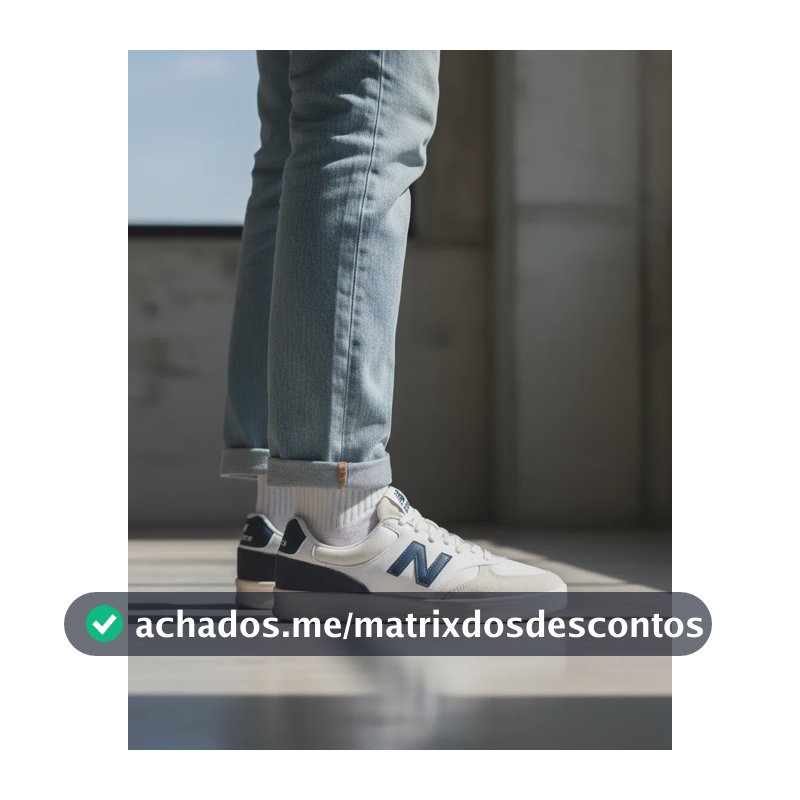 Tênis New Balance Ct300 V3 Moda Casual Masculino Original Bege/marinho 38