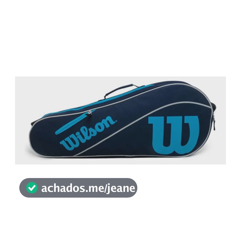 Raqueteira De Tênis Wilson Advantage X3 Azul Marinho Navy/blue