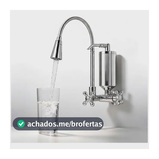 Torneira Cozinha Parede Filtro Gourmet Flexível 2 Modos Luxo Prateado - Estilo 2 Brilhante
