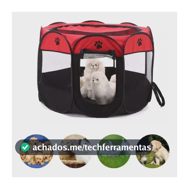 Casinha Pet Cercado Dobrável Portátil Cachorro Gato Coelho