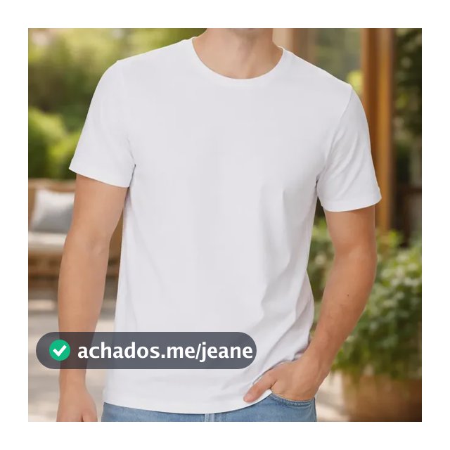 Camiseta Lisa Básica Masculina Malwee Algodão Gola Redonda