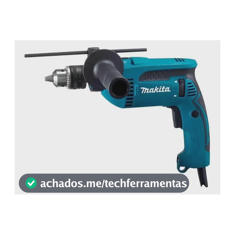 Furadeira de Impacto Makita 220V 760W HP1640 Azul-turquesa