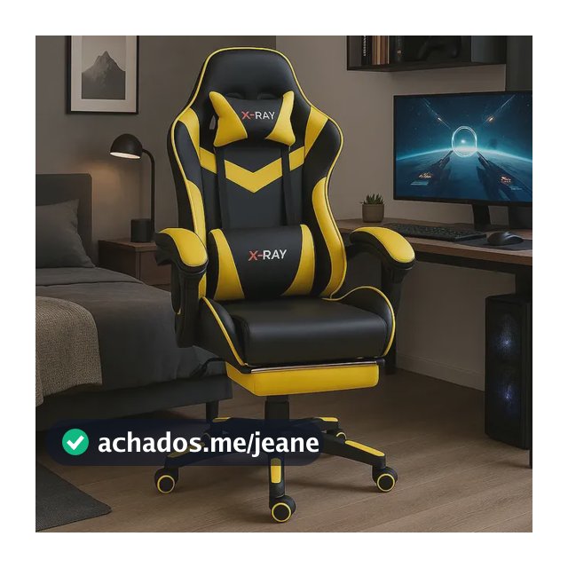 Cadeira Gamer Profissional Reclinável Apoio De Pés X-ray