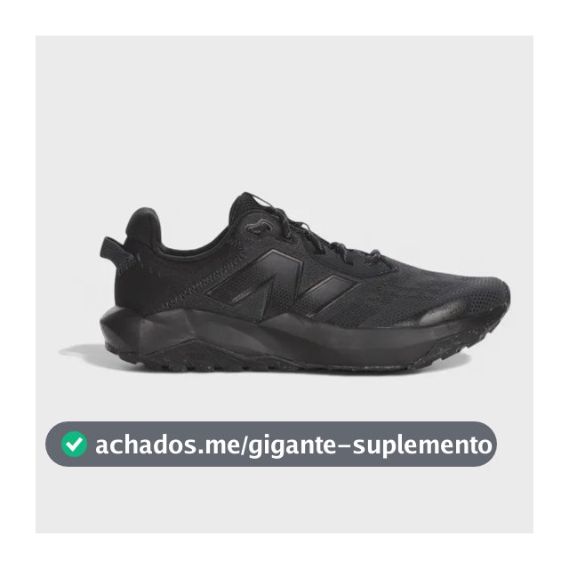 Tênis New Balance Nitrel V6 Masculino Corrida Trilha Preto 42 Br