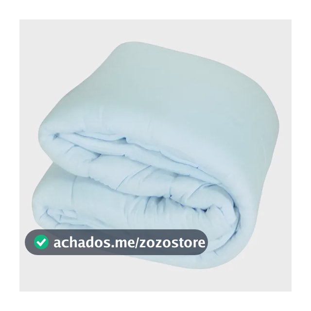 Cobertor Edredom De Berço 100% Algodão Bebê Menino Menina Cor Liso Branco