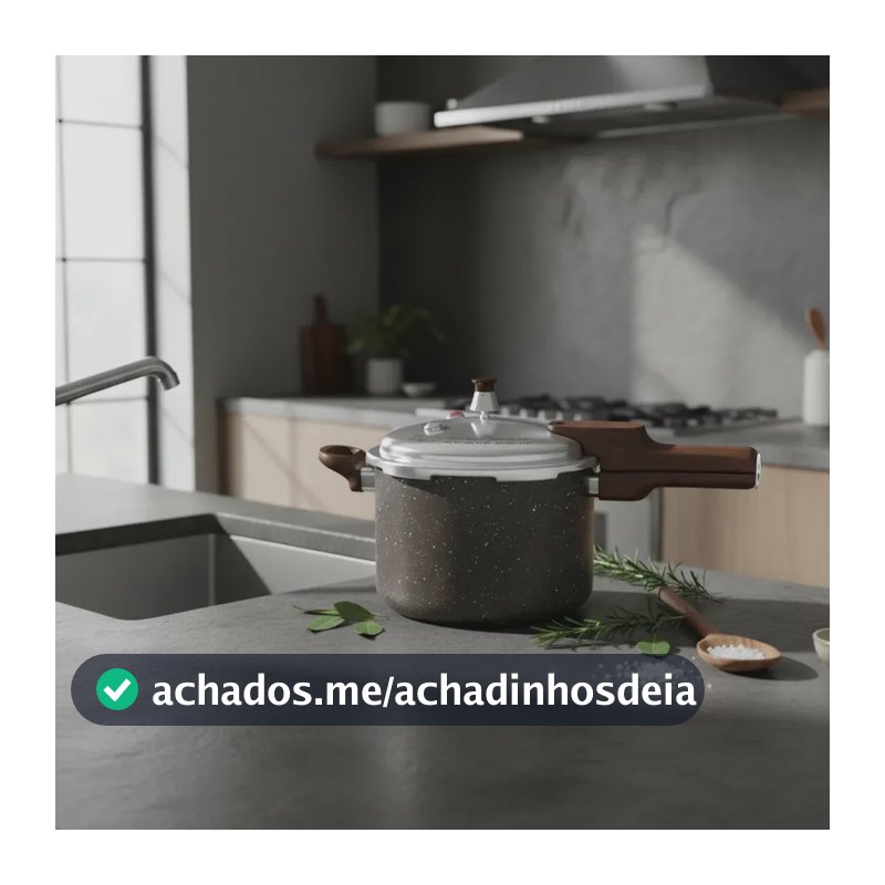 Panela De Pressão Fechamento Externo Presscook Grafito 4,2l - Mimo Style