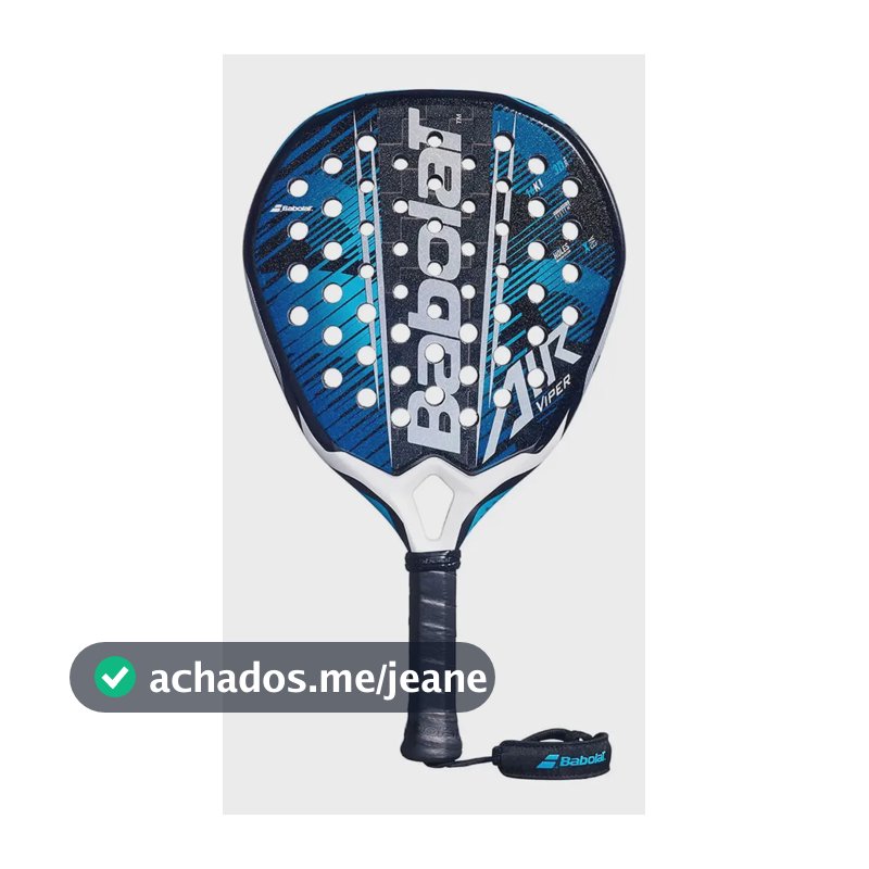 Raquete De Padel Babolat Air Viper 2.6 - 2026 Preto