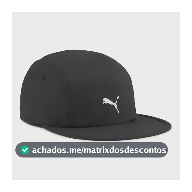 Boné De Corrida Unissex Essentials Running 5 Panel Puma