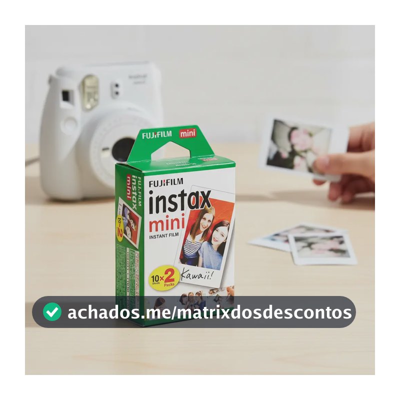 Filme Instantâneo Instax Mini 7s 20 Fotos