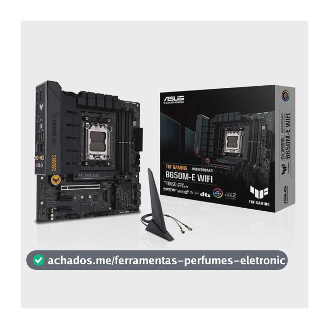 Placa Mãe Asus Tuf Gaming B650m-e Wifi Amd Am5 Matx Ddr5 Preto