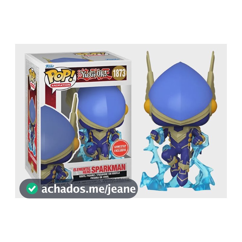 Funko Pop Yu Gi Oh 1873 - Elemental Hero Sparkman