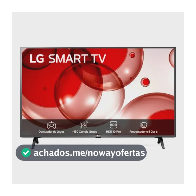 Smart TV Profissional LG 43" Full HD Processador a5 Ger6 AI Alexa Integrada webOS 23 – 43LR671C-B