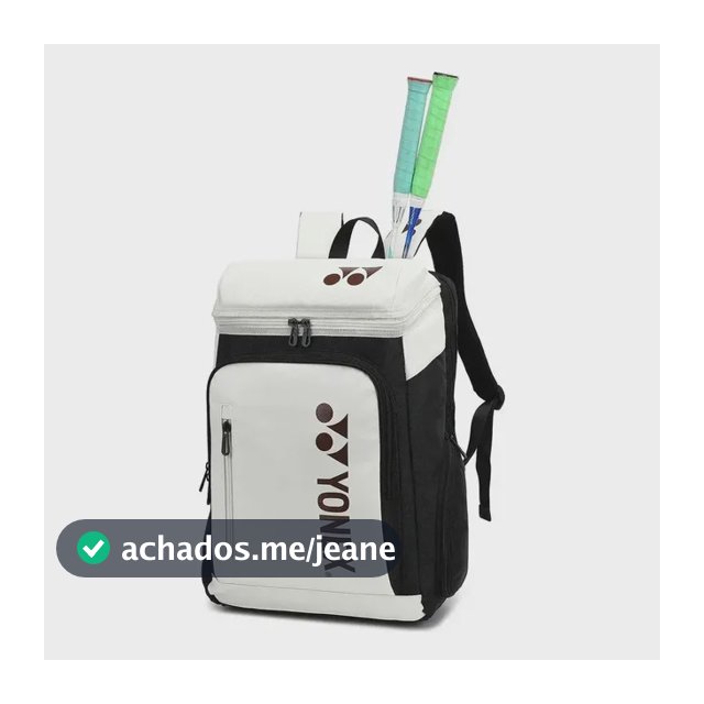 Raqueteira Yonex Mochila Para 2 Raquetes Branco-preto