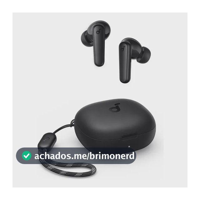 Fone De Ouvido Soundcore by Anker P20i Graves Poderosos e Impactantes Bluetooth 5.3 30H de Reprodução Resistência à Água 2 Mics IA para Chamadas Claras Personalização de Som via App Cor Preto