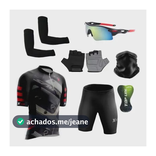 Kit Ciclismo Camisa Bermuda Óculos + Par Luvas  + Acessórios