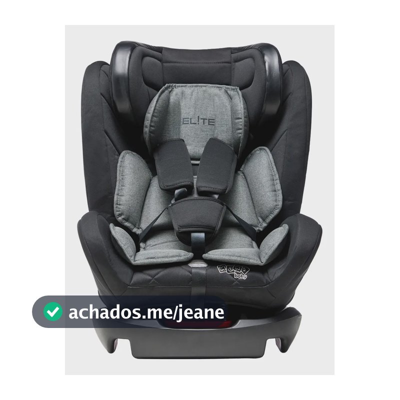 Cadeira de Carro Infantil 0 a 36Kg Elite 4 em 1 - Maxi Baby - Preto/Cinza Ônix