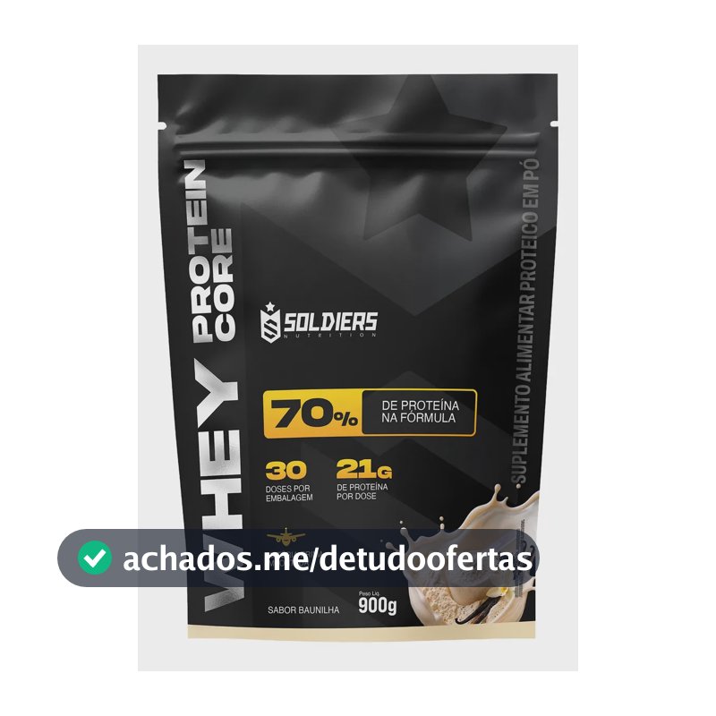 Whey protein Soldiers Nutrition em pó sabor Baunilha x 900g