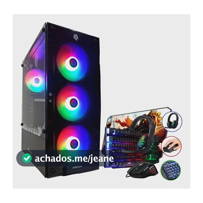 Pc Gamer Intel I5 8gb Hd 500gb + Kit Gamer 8 Gb