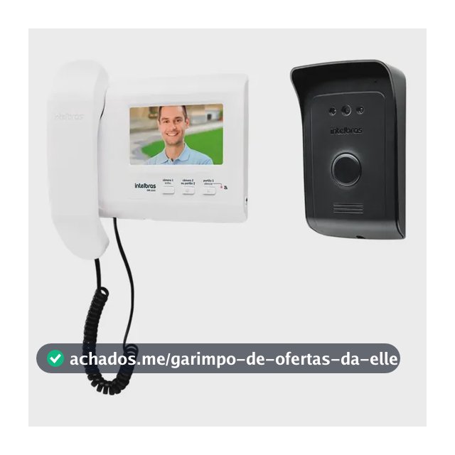 Video Porteiro Ivr 1010 Branco E Preto Intelbras 110V/220V